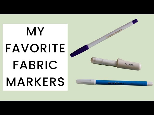7 Fabric Markers Put To The Test 