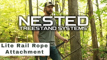 How To Attach Lite Rails Using The Lite Rail Rope | Climbing Aid Install |