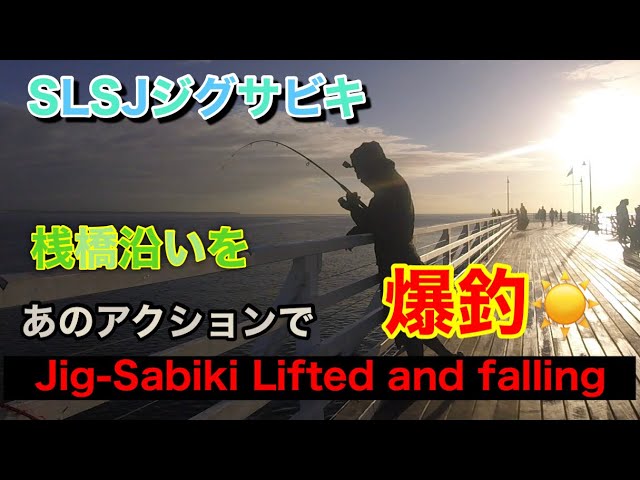 Slsjジグサビキ 桟橋沿いをあのアクションで爆釣 Light Shore Jigging Sabiki At Shorncliffe Pier スーパーライトショアジギングサビキ Youtube