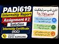 PADi619 Assignment 2 Solution ICC 2026 || padi619 internship report