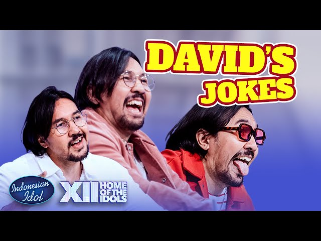 Emang Cuma Mas David Yang Punya Jokes Beda Dari Yang Lain! - Indonesian Idol 2023 class=