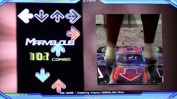 DDR Universe (Stepmania 5) Healing Vision (GRIDLOK Mix) Expert AAA PFC (with footcam)