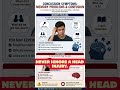 🧠 Concussion: More Than Just a Bump on the Head #Shorts