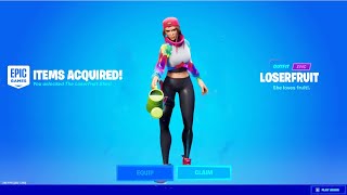 How to Get LOSERFRUIT SKIN in Fortnite Battle Royale! (ICON SERIES SKIN)