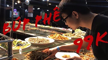 Buffet 99k KHÓI BBQ | "Hai Lúa" đi Búp Phê ngon, rẻ lại nhiều món | Dũng Cảm Xúc