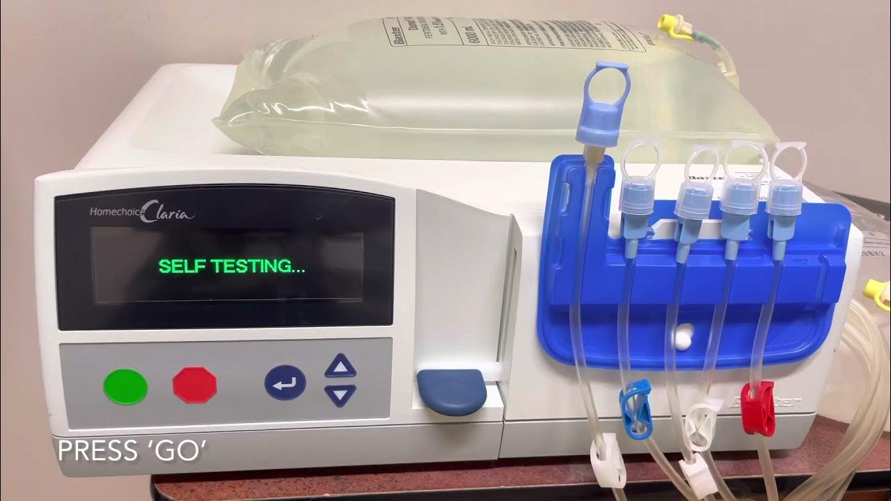 PD Training Video How to Set Up HomeChoice Claria APD Machine YouTube