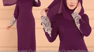 اجمل فساتين تركي للمحجبات طويله بستايلات شيك جدا روعة لاتفوتك للبنات فقط 2019 Abaya and dresses exit