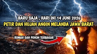 JAWA BARAT HEBOH‼️ PETIR SAMBAR POHON HINGGA TERBAKAR Hujan dan Angin Kencang Picu Kepanikan Warga