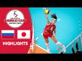 RUSSIA vs. JAPAN - Highlights | Women's Volleyball World Cup 2019