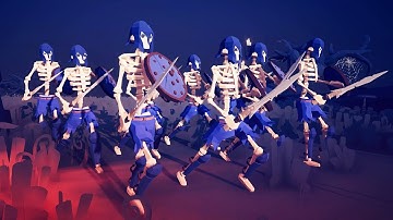 TABS: Skeleton Warrior (10 vs 1) Every Unit [Ragdoll Battles] - Episode 5