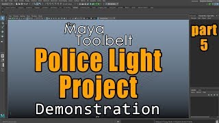 The Maya Toolbelt - Police Lightbar - Part 5