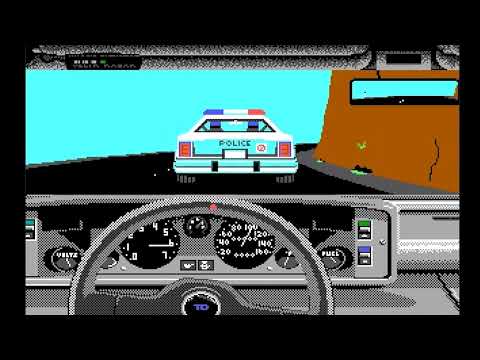 Test Drive 1 (1987) Полное прохождение PC/DOS