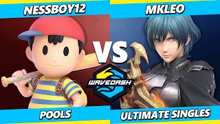 Wavedash 2023 - Nessboy12 (Ness) Vs. MkLeo (Byleth) Smash Ultimate - SSBU