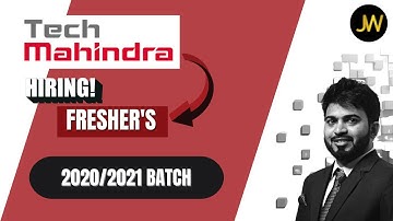Tech Mahindra Off Campus Drive | 2020 & 2021 Batch Only | No Charges | Latest IT Jobs 2021