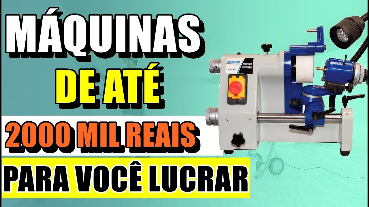 3 MÁQUINAS SIMPLES E BARATAS PARA COMEÇAR UM NEGÓCIO!