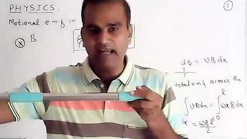 Motional emf- 03 Rotating rod