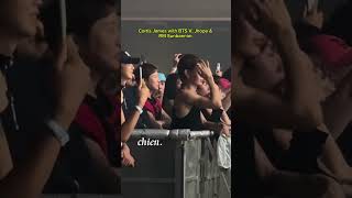 Cortis James With Bts At Concert bts v rm jhope cortis james taehyung shorts trending