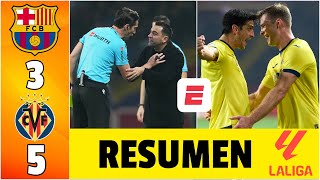 Thumbnail for BARCELONA SE CAE A PEDAZOS. Perdió 5-3 vs VILLARREAL en MONTJUIC en un POLÉMICO PARTIDAZO | La Liga