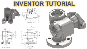 Inventor 2022 Tutorial #243 | 3D Model Basic Beginners