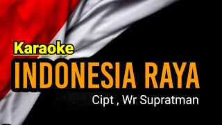 Karaoke Indonesia Raya / Lagu Kebangsaan RI ,Cipt. WR SUPRATMAN