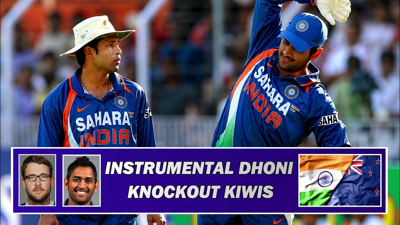 ⁣Mahendra Singh Dhoni, Suresh Raina Instrumental as India Knock Out New Zealand