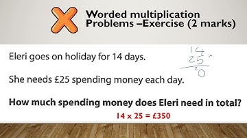 07a Multiplication Column Method - Functional Skills Maths Entry 3 - Edexcel
