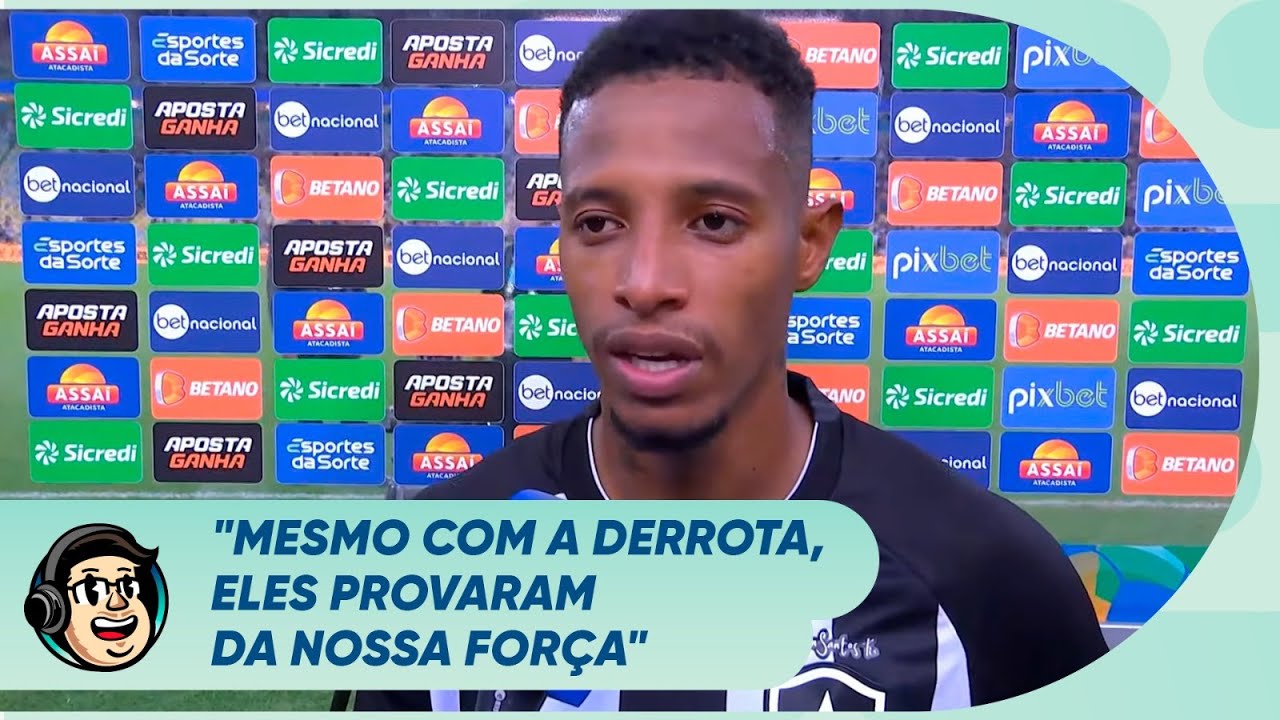 TCHÊ TCHÊ FALA COM ORGULHO DA ATUAÇÃO DO BOTAFOGO MESMO COM DOIS A MENOS NO CLÁSSICO