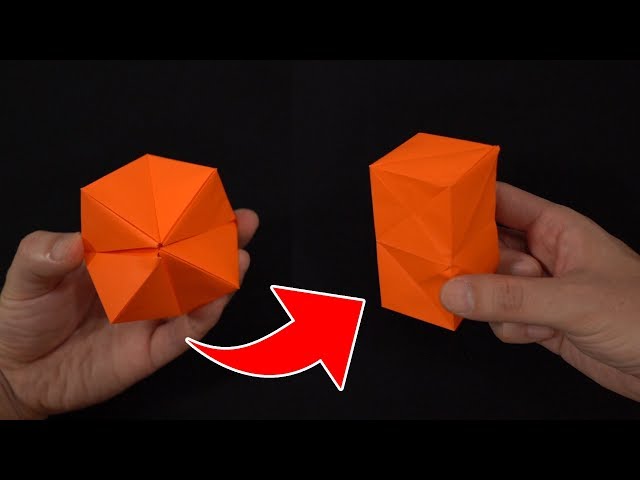 How to make a Paper Transforming Box - YouTube