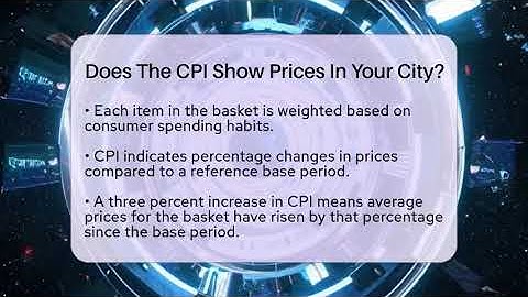Does The CPI Show Prices In Your City? - Inflation Insight Channel