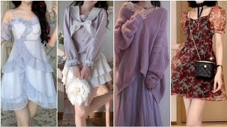 [抖音] CÓ SUB | Phối đồ style nàng thơ cùng tỷ tỷ Trung | Outfit nhẹ nhàng, đáng yêu~ (3)