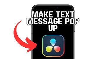NEW! MAKE TEXT MESSAGE POP UP IN DAVINCI RESOLVE (WORKING) 2025!