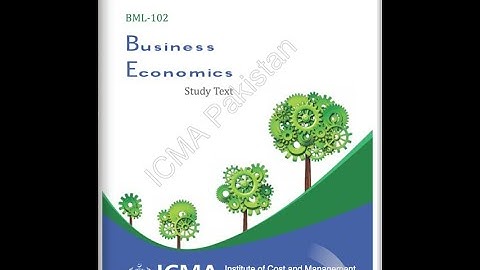BML-102| Business Economics| CMA| Kaplan| Ep-1| By Beginner S.M Awais Ali.