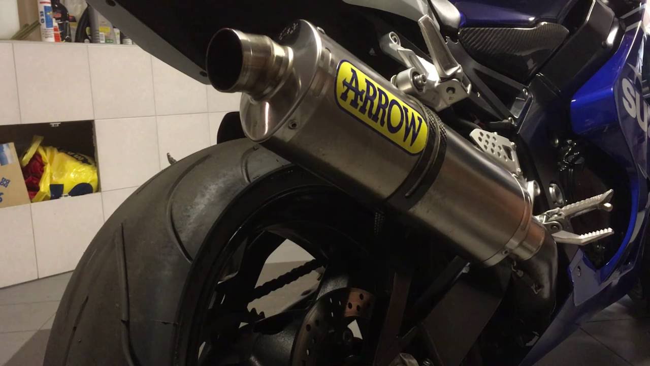 Suzuki GSXR 600 K5 Arrow Exhaust YouTube
