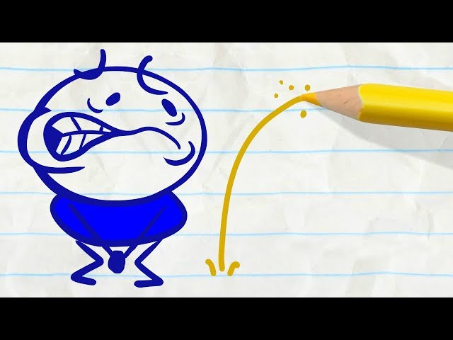 Pencilmate Needs A Bathroom! - Pencilmation Cartoons class=