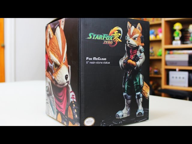 Star Fox Zero Limited Edition Fox McCloud Statue Unboxing - YouTube