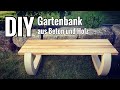 Tutorial: Wie man eine Gartenbank /Sitzbank ganz einfach selber bauen kann / DIY