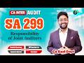 SA 299 Responsibility of Joint Auditors | All Questions Covered