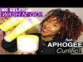 NO GEL Wash n' Go! | FIRST Impressions and REVIEW on APHOGEE CURLIFIC!