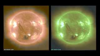 sun activity soho EIT 284 august - september 2011 (analyse)