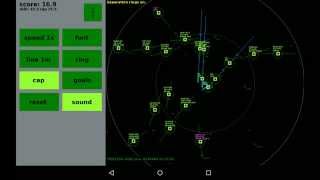 Endless ATC radar game for android and PC [Old trailer]