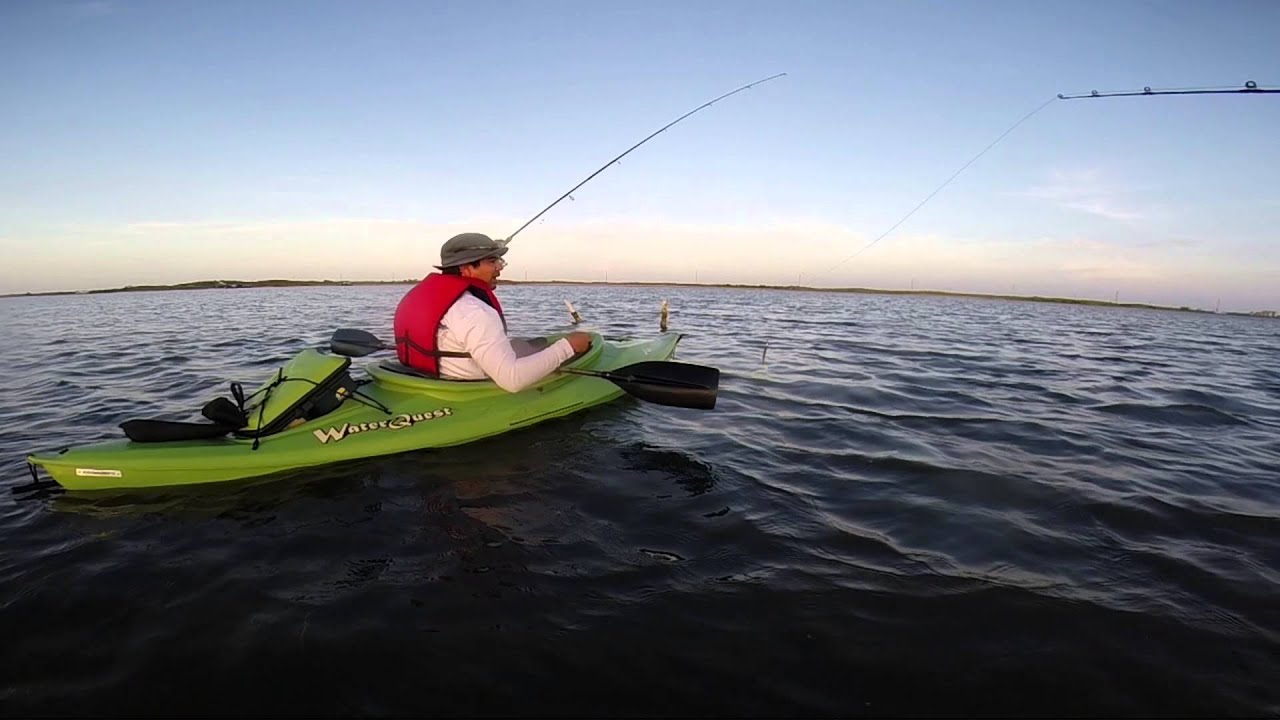 Corpus Christi Pass Kayak Fishing 08/10/14 YouTube