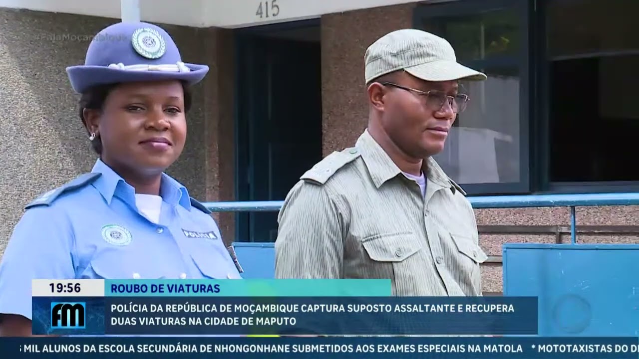 PRM captura suposto assaltante e recupera duas viaturas na Cidade de Maputo @PortalFM24