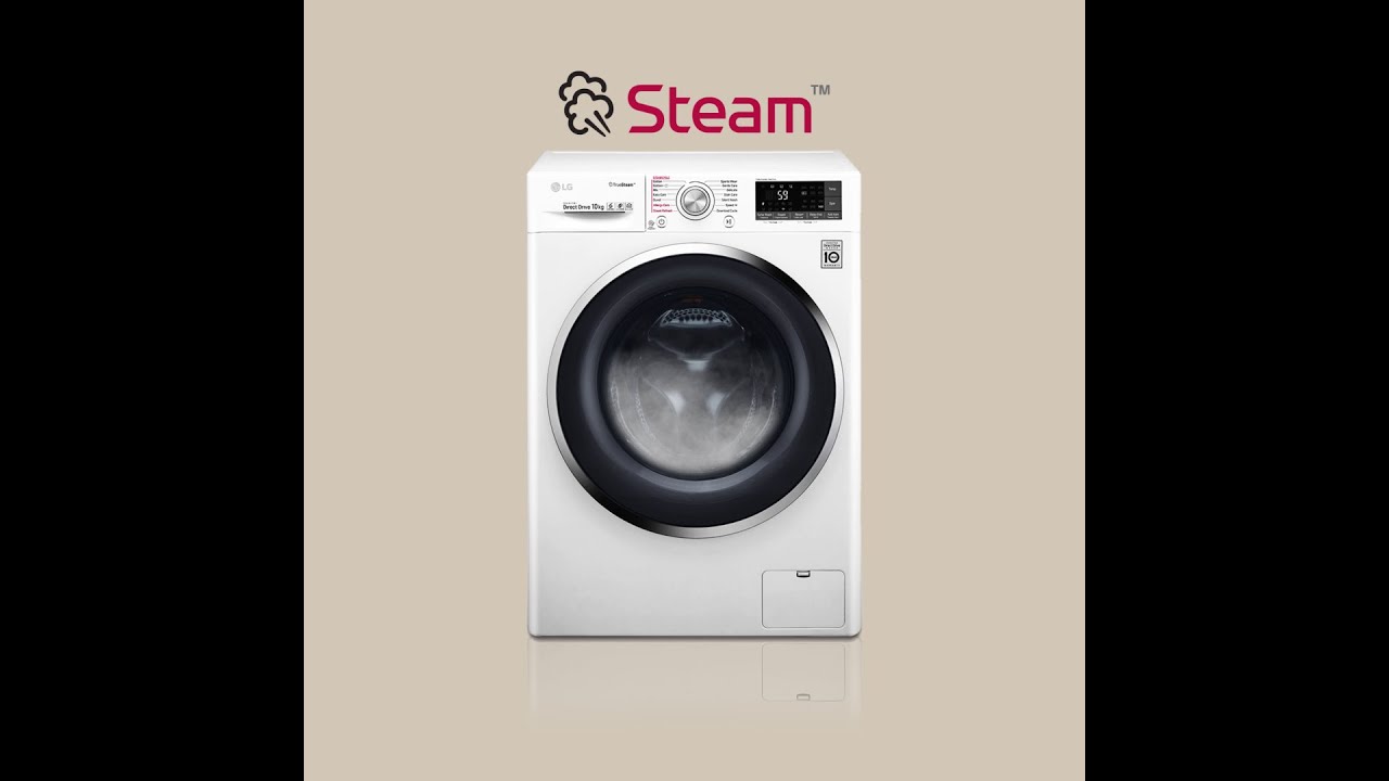 Lavadora LG Steam - 3 Beneficios Vapor -