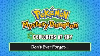 070 - Don't Ever Forget... - (Pokémon Mystery Dungeon - Explorers of Sky) screenshot 3