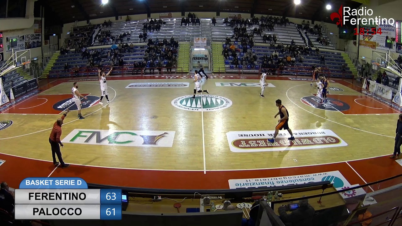 TERZO QUARTO TRA IL BASKET FERENTINO 1977 E IL BASKET PALOCCO ROMA YouTube