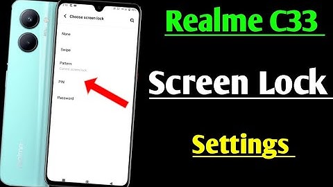 Realme c33 me screen lock kaise lagaye | realme c35 screen lock setting | Realme c33 pattern lock