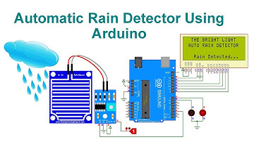 Automatic Rain Detector Using Arduino | Code & Circuit | Proteus Simulation