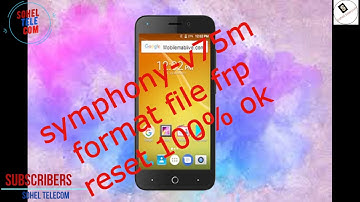 symphony v75m format file frp reset