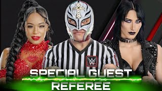 WWE 2K24 - Special Guest Referee Match - Bianca Belair VS Rhea Ripley | WWE Queen Crown