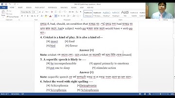 Question Analysis ( 39th BCS preliminary English)